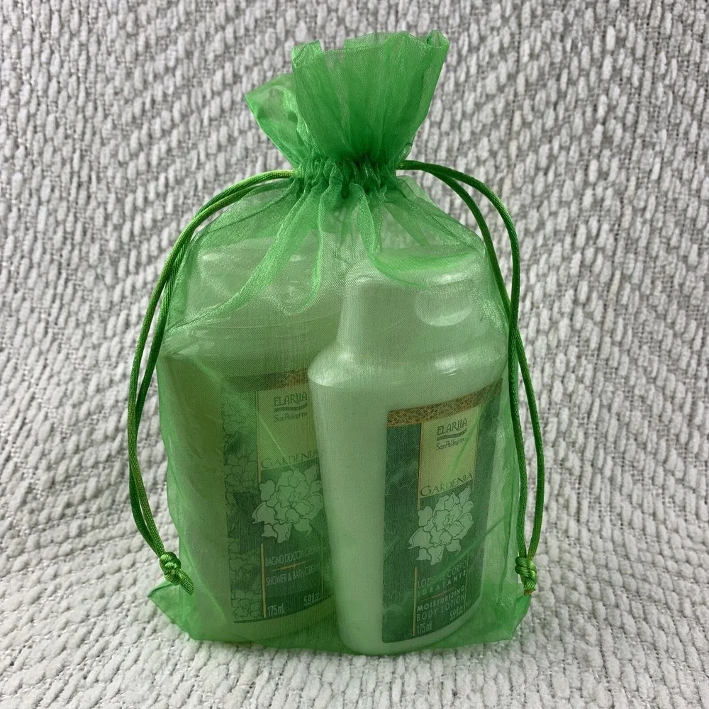 NEW Elariia Gardenia‎ Relaxing Wash Shower Bath Cream & Body Lotion 5.9 Oz Each
